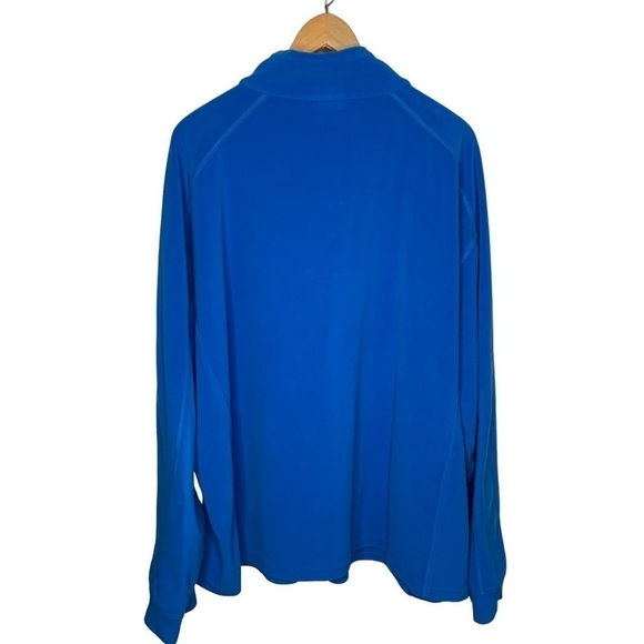 Ll bean Mens Lightweight Fleece Pullover 1/2 zip size XXL blue - Picture 5 of 6